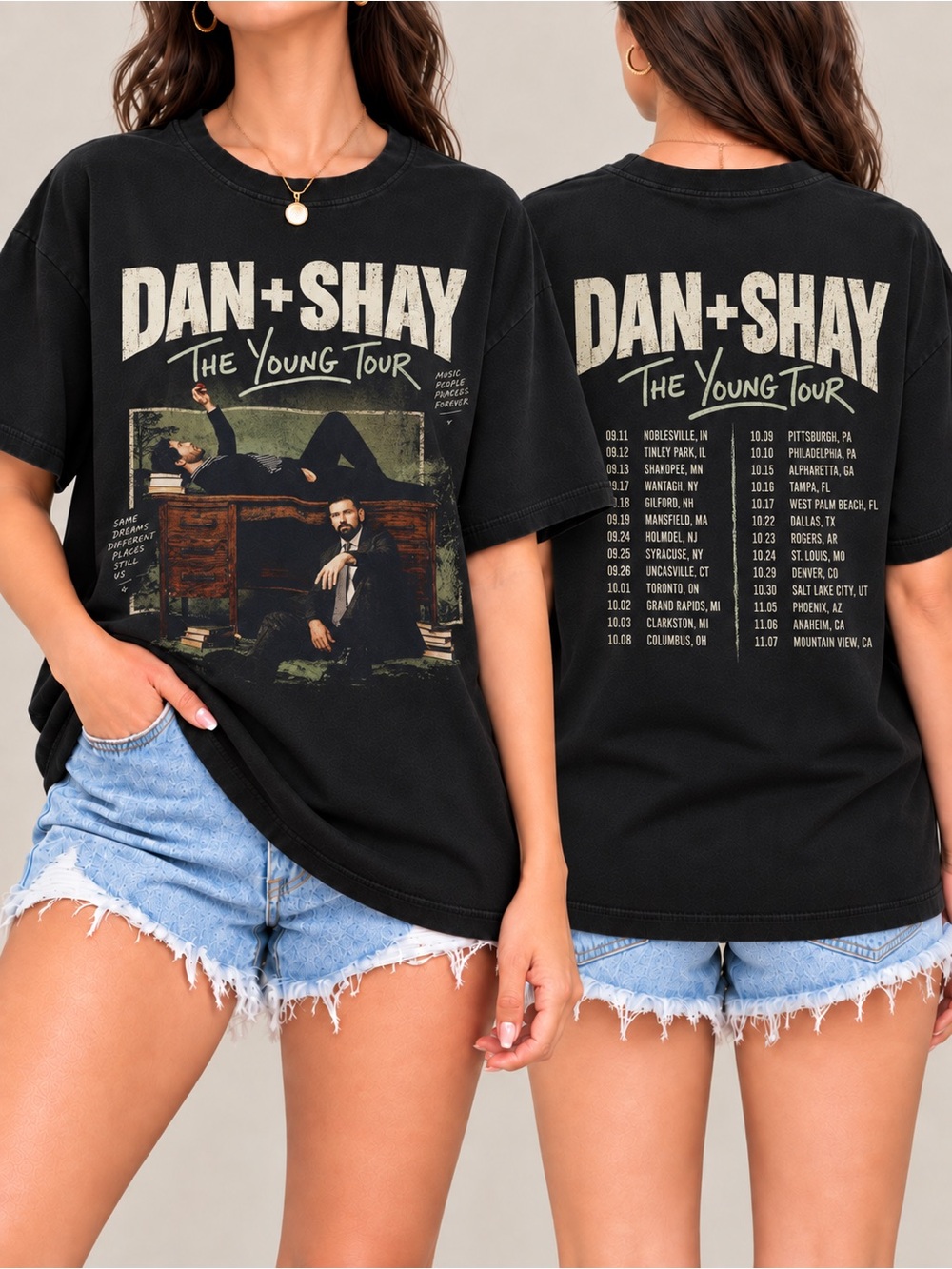 Dan + Shay Graphic Unisex T-shirt Country Music Tee